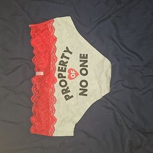 Victoria's Secret PINK Property of No One xs panty